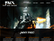 Tablet Screenshot of fnxgaming.com